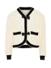 NAEMI Damen Cardigan in Wollweiss