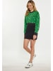 myMo Damen Sweatshirt in Grün Leo