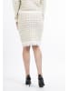 faina Damen Strickrock in Weiss