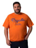 Men Plus Kurzarm T-Shirt in kürbis