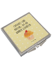 Mr. & Mrs. Panda Schminkspiegel Cupcake mit Spruch in Gelb Pastell