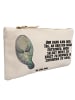 Mr. & Mrs. Panda Schminktasche Seekuh Happy mit Spruch in Weiß