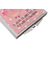 Mr. & Mrs. Panda Schminkspiegel Einhorn Schwein mit Spruch in Rot Pastell