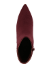 VAN HILL Klassische Stiefeletten Ingrid in Burgund Velours