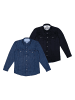 Checker Hemd Dynasty Denim in Dark Blue, Navy