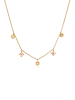 Elli Halskette 925 Sterling Silber Blume in Gold