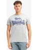 Lonsdale T-Shirt "Henconner Herren T-Shirt normale Passform" in Grau