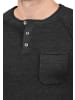 BLEND Strickpullover BHOtto 20705683ME Strickpulli mit Brusttasche in dunkelgrau