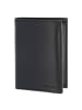 oxmox Leather Geldbörse RFID Schutz Leder 13 cm schwarz-pure 2.0