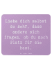 Mr. & Mrs. Panda Mousepad Spruch Selbstakzeptanz Liebe mit Spruch in Lavendeltraum