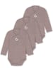 Normani Outdoor Sports Normani Outdoor Sports 3er Pack Merino Baby-Body in Rosa