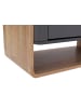 MCW Highboard P43, Rivera-Eiche-Optik, dunkelgrau