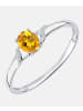 Diamant L'éternel Ring aus 375 Weißgold mit Diamant mit Citrin