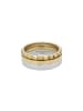 Tom Tailor Ring Edelstahl, IP gold in bicolor