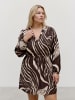 Vero Moda Hemdblusenkleid in Chocolate Torte