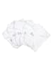 TupTam Jungen Baby Body Kurzarm 5er Pack in weiß