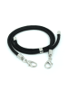 Artigo Nonbook - Maskenhalter Kordel Schwarz/Silber