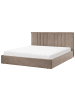 Beliani Doppelbett TARASCON in Beige - (W) 198 x (H) 103 x (L) 214 cm