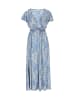aleida Women Dress in Blue Multicolor