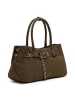 Tamaris TAS Melina Schultertasche Leder 39 cm in oliv
