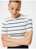 KOTON Sweater in Marineblau Gestreift