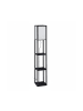 relaxdays Stehlampe in Schwarz - (B)26 x (H)161 x (T)26 cm