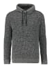 Ragman V-Ausschnitt Pullover in grau