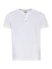 Camel Active Kurzarm Henley in Weiß
