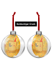 Mr. & Mrs. Panda Plastik-Weihnachtskugel Toast Party Design ohne... in Weiß