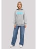 F4NT4STIC Hoodie Oversized Shirt Knut & Jan Noorden Collegiate in grau meliert