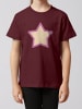 wat? Apparel T-Shirt Stern in Weinrot