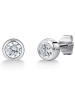 Trilani Ohrstecker aus Sterling Silber mit Zirkonia in silber
