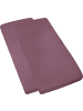 Erwin Müller Single-Jersey Kinder-Spannbettlaken im 2er-Pack Murnau in aubergine