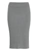 b. young BYMMORLA PENCIL SKIRT - KNIT Slim fit in Mid Grey Melange