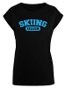 F4NT4STIC T-Shirt Skiing Season Winter Sport in schwarz