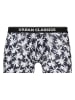 Urban Classics Boxershorts in palm aop+white