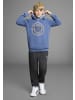 Bruno Banani Kapuzensweatshirt in blau meliert