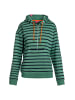 Salzhaut Hoodie ISIBEL in Bottle Green-Navy