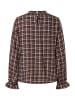 More & More romantische Karobluse, Rüschendetails in multicolour check