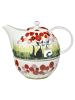 Goebel Teekanne mit Stövchen " Rosina Wachtmeister Innamorati tra i papaveri " in Bunt