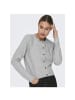 JDY Pullover in Light Grey Melange
