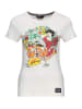 Queen Kerosin Queen Kerosin T-Shirt Ciao Bella in offwhite