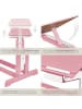 tectake Schreibtisch  109 x 55 x 94 cm, pink