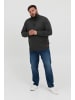 BLEND Strickpullover BHRobin BT 20713436 ME Strickpullover mit Leder-Patch in Grau