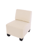 MCW Modular 2-Sitzer Sofa Moncalieri, Creme, ohne Armlehnen