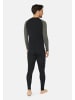 DANISH ENDURANCE Baselayer-Set Merino Baselayer in black/dark grey