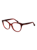 Max Mara Frauen Optische Fassungen Katzenauge Rot