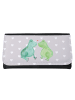 Mr. & Mrs. Panda Damen Portemonnaie Frosch Liebe ohne Spruch in Grau Pastell