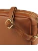 Toscanto Leder Umhängetasche Toscanto Tasche hellbraun, tan ca. 22cm