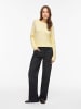 Vila Strickpullover in Pastel Yellow
